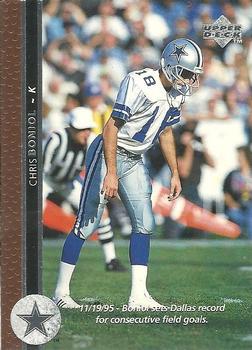 Chris Boniol Dallas Cowboys 1996 Upper Deck NFL #188